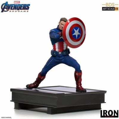 Iron Studios Avengers Endgame BDS Art Scale 1/10 Captain America 2023 19 cm – Zboží Mobilmania