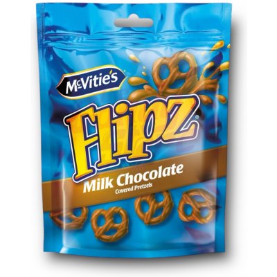 Flipz McVitie's preclíky v mléčné čokoládě 90 g – Zboží Dáma
