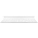 Olsen Spa koupelnová polička na nalepení 49,5 x 12 x 4,6 cm kov bílá barva KD02081801