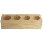 Dřevěný svícen na 4 svíčky 097034 – Hledejceny.cz