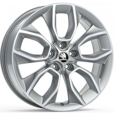 Škoda CRATER 7x19 5x112 ET43 silver – Hledejceny.cz