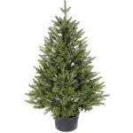 zanapo.cz Umělý vánoční stromeček Smrk Reyma 100% v květináči 140 cm – Zboží Mobilmania
