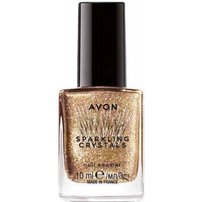 Avon Nail Experts Lak na nehty Sparkling Crystals Bronze Obsession 10 ml