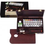 akrylové barvy Rembrandt Box Traditional / 10x40 ml + příslušenství – Sleviste.cz