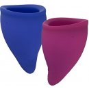 Fun Cup menstruační kalíšek size B fialový a modrý 2 ks