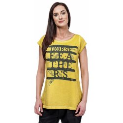 HORSEFEATHERS FEATHERS TOP washed yellow