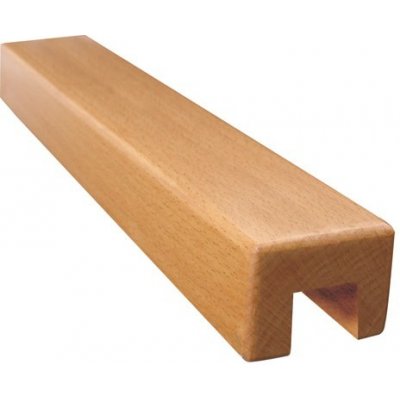 Dřevěné madlo - úchyt skla BUK L=2500mm – Sleviste.cz