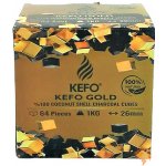 Kefo Gold XL Kokosové uhlíky brikety 1kg