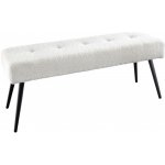 Interior DE Lavice Boutique 100 cm bílá colin bouclé LAV44245 – Sleviste.cz