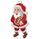Bauer Decor Akrylátová vánoční ozdoba Santa Claus single americký fotbal – Hledejceny.cz