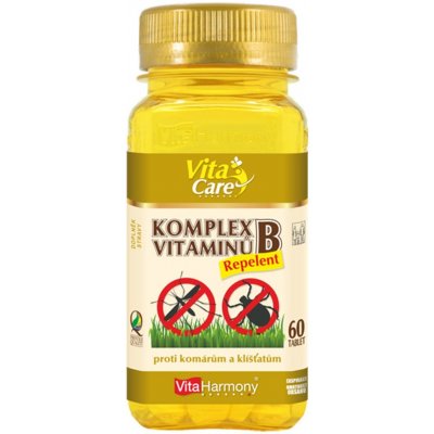 VitaHarmony Komplex vitaminů B Repelent 60 tablet – Hledejceny.cz