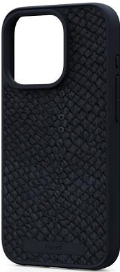 Pouzdro Njord Salmon Leather Magsafe Case iPhone 15 Pro černé