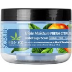 Hempz cukrový peeling Triple Moisture Fresh Citrus 176 g – Zboží Dáma
