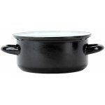 BELIS SFINX Smaltovaný rendlík 18 cm 2 l STANDARD černý 22418-07800005 – Zboží Mobilmania