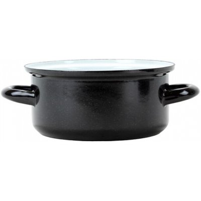 BELIS SFINX Smaltovaný rendlík 18 cm 2 l STANDARD černý 22418-07800005 – Zboží Mobilmania