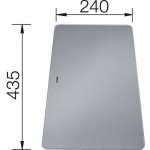 Krájecí deska skleněná pro dřezy pod desku BLANCO 227699 435 x 240 mm stříbrná – Sleviste.cz