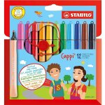 Stabilo 168-12-4 Cappi vláknový fix s kroužkem na víčka 12 ks – Zboží Živě