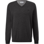 s.Oliver Rl Knitted Pullover V-neck Noos pánský svetr tmavě šedá – Zboží Dáma