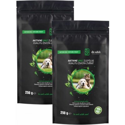 Dr.Uhlí Biochar prášek aktivní uhlí pro zvířata 250 g – Hledejceny.cz