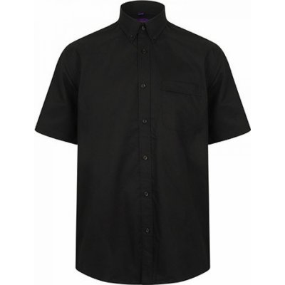 Henbury rychleschnoucí pánská košile s vynikajícím odvodem vlhkosti černá
