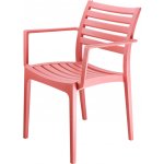 Mega Plast, MP1548 Židle CAPRI 83 x 58 x 57 cm, APPRICOT – Zboží Mobilmania