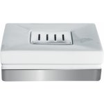 Spirella ROMA 10 17970 bílý stříbrný podstavec – Zboží Mobilmania