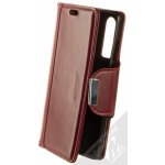 Pouzdro 1Mcz Smooth Hoof Book Huawei P30 burgundská červené – Zboží Živě