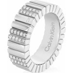 Calvin Klein Módní ocelový prsten s krystaly Minimalistic Metal 35000440 – Zboží Mobilmania