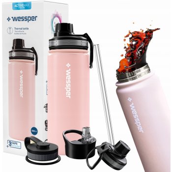 Wessper ActiveMax Steeline odstíny růžové 500 ml