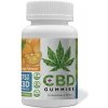 Doplněk stravy na spánek a nervovou soustavu Euphoria CBD Gummies bonbóny Pomeranč 375 mg CBD 15 ks x 25 mg