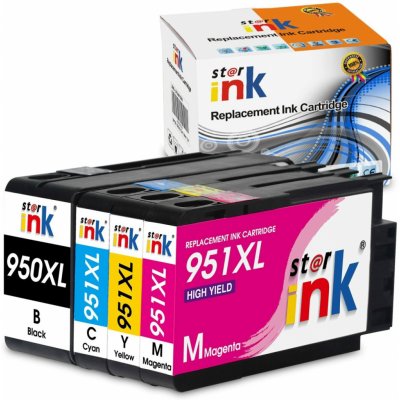 Starink kompatibilní cartridge HP 950XL + HP 951XL, HP C2P43AE (Multipack CMYK) – Zbozi.Blesk.cz