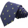 Kravata Modrá kravata Ananas