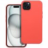 Pouzdro a kryt na mobilní telefon Apple Forcell SILICONE LITE APPLE IPHONE 15 PLUS broskvové