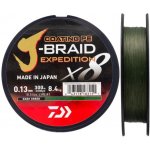 Daiwa Pletená Šňůra J-Braid X8 Expedition Dark Green 300m 0,06mm 5,2kg – Sleviste.cz