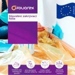 Foliarex Stavební zakrývací a ochranná fólie 4 x 3 m, 100 um černá – Hledejceny.cz