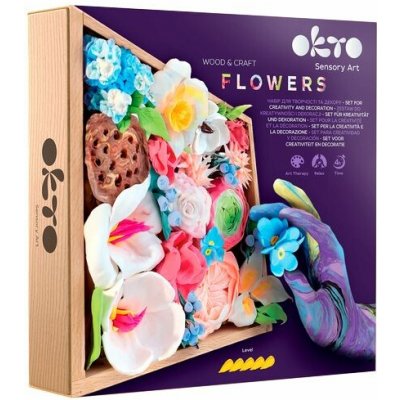 OKTO modelovací sada v dřevěném rámu 21 x 21 cm ROMANTICA – Hledejceny.cz