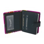 Nivasaža Kožené pouzdro na doklady Nivasaža N124-SNT-PFB růžové – Sleviste.cz