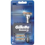Gillette Sensor3 + 6 ks hlavic – Zboží Dáma