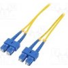 síťový kabel Qoltec 54003 Optic Patchcord SC/UPC-SC/UPC SM 9/125 G652D, 5m