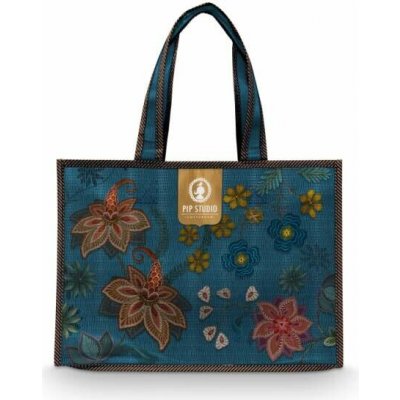 Pip Studio dárková taška Coco Flower, modrá – Zboží Živě