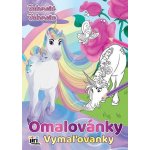 Omalovánky A4 Jednorožci – Zboží Dáma