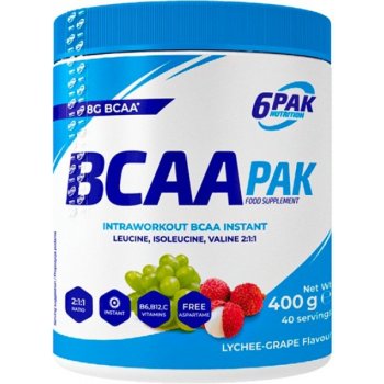 6Pak Nutrition BCAA Instant Pak 400 g