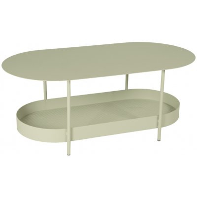 Fermob Salsa 113 x 58 cm kovový zahradní konferenční stolek Světle zelený – Hledejceny.cz