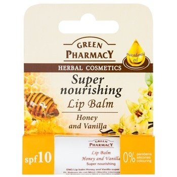 Green Pharmacy Lip Care výživný balzám na rty SPF 10 3,6 g