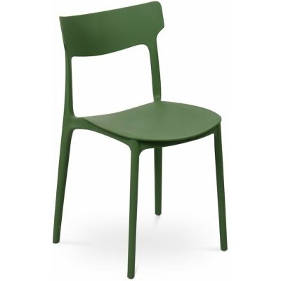 Bonami Essentials Biá zahradní židle zelená 38 cm, 77.5 cm, 51 cm – Hledejceny.cz