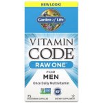 Garden of Life Vitamin Code RAW ONE multivitamín pro muže 75 kapslí – Hledejceny.cz
