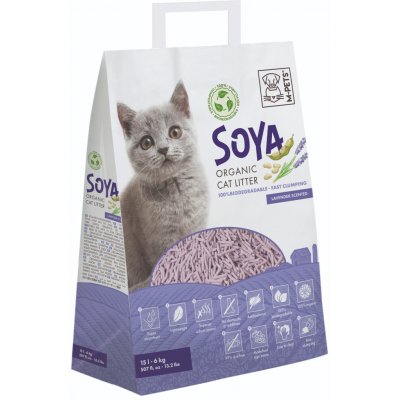 M-Pets Stelivo sojové s vůní levandule 15 l – Zboží Dáma