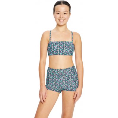 Modibodi Bandeau Strap Crop Top Luna Blossom Black horní díl – Sleviste.cz