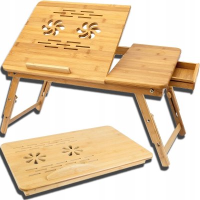 Ruhhy 23452 Stolek na notebook do postele bambus – Zboží Živě