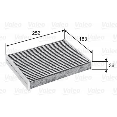 Filtr, vzduch v interiéru VALEO 715802 – Hledejceny.cz